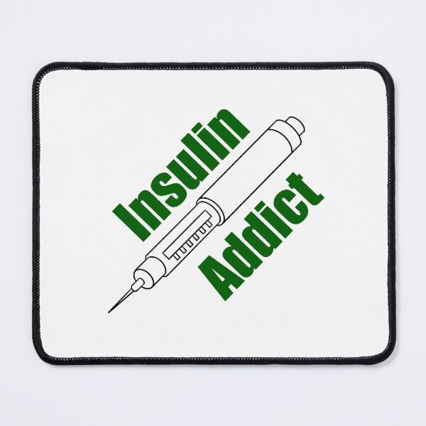 Item preview, I’m diabetic and I’m an insulin addict designed and sold by Animals-by-JB.
