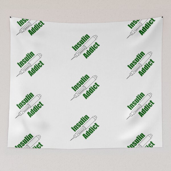 Item preview, I’m diabetic and I’m an insulin addict designed and sold by Animals-by-JB.