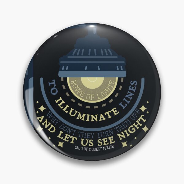 Item preview, Illuminating Lamp [midnight] designed and sold by deadbeatprince-typography.