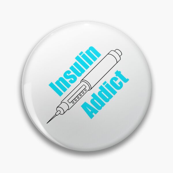 Item preview, I’m diabetic and I’m an insulin addict designed and sold by Animals-by-JB.