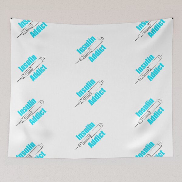 Item preview, I’m diabetic and I’m an insulin addict designed and sold by Animals-by-JB.