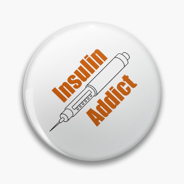Item preview, I’m diabetic and I’m an insulin addict designed and sold by Animals-by-JB.