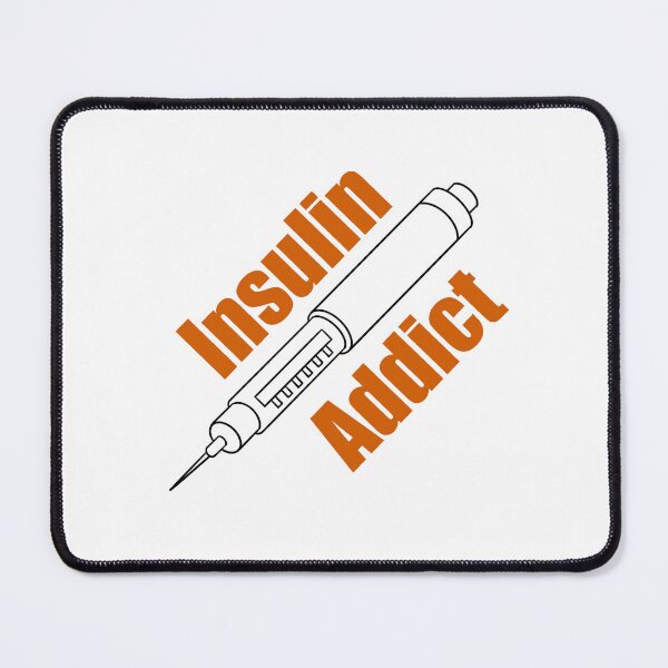 Item preview, I’m diabetic and I’m an insulin addict designed and sold by Animals-by-JB.