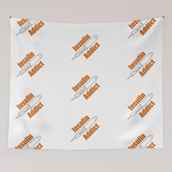 Item preview, I’m diabetic and I’m an insulin addict designed and sold by Animals-by-JB.
