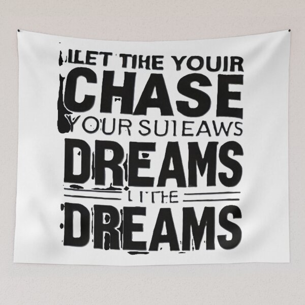 Item preview, Chase Your Dreams - Inspirational Typography Design designed and sold by merve02shop.