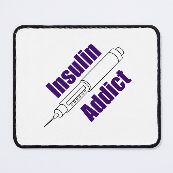Item preview, I’m diabetic and I’m an insulin addict designed and sold by Animals-by-JB.