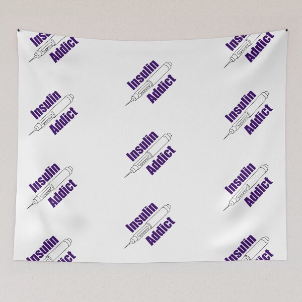 Item preview, I’m diabetic and I’m an insulin addict designed and sold by Animals-by-JB.