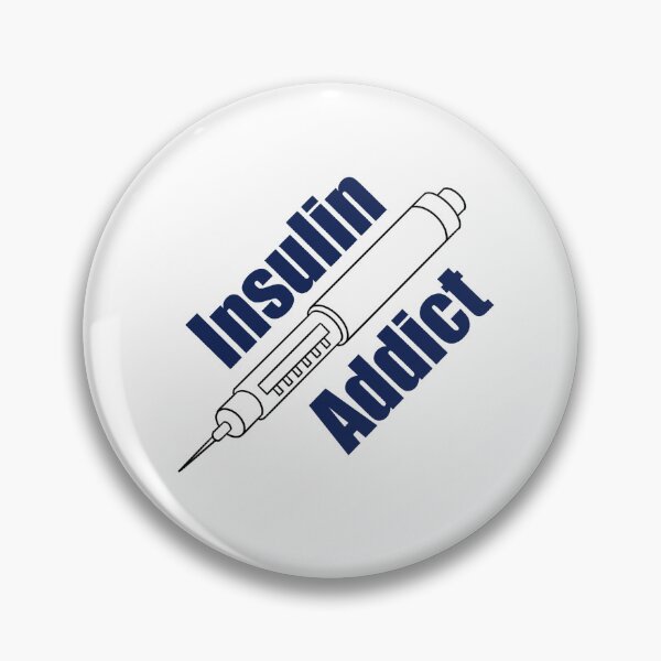 Item preview, I’m diabetic and I’m an insulin addict designed and sold by Animals-by-JB.