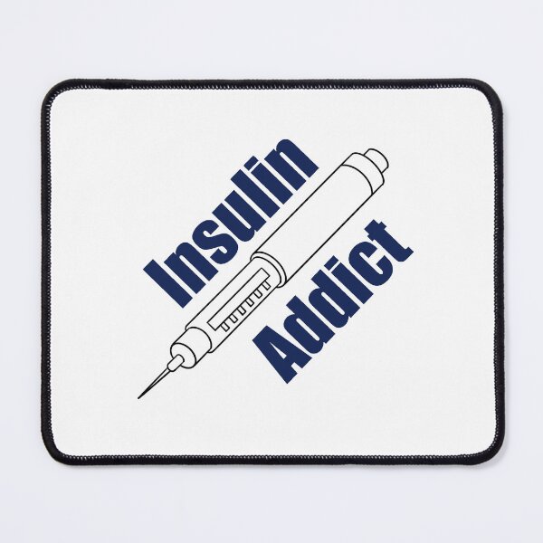 Item preview, I’m diabetic and I’m an insulin addict designed and sold by Animals-by-JB.