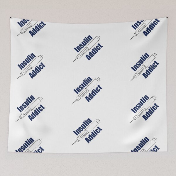 Item preview, I’m diabetic and I’m an insulin addict designed and sold by Animals-by-JB.