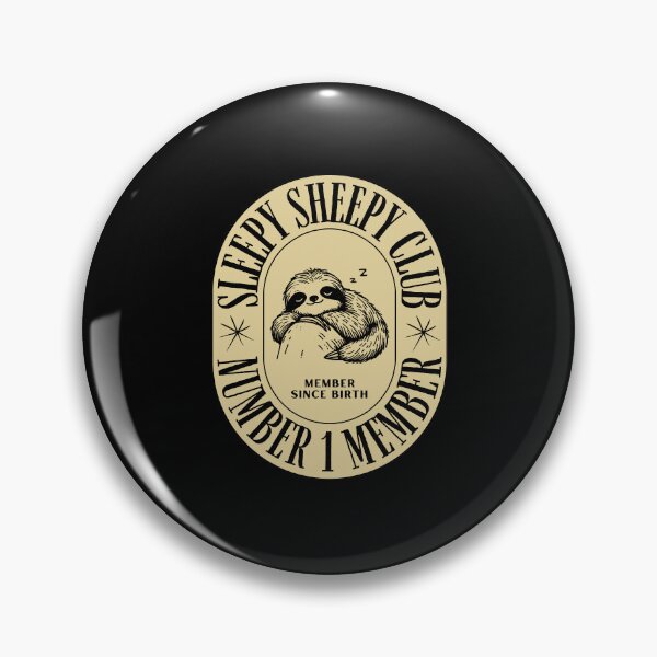 Item preview, Sleepy Sheepy Club Sloth designed and sold by HerkDesigns.