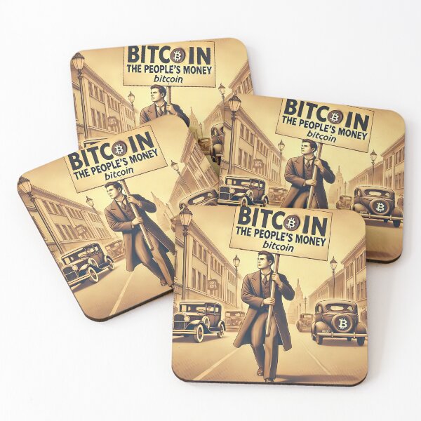 Item preview, Vintage Bitcoin BTC Advertising Crypto Design designed and sold by NoCompetition.