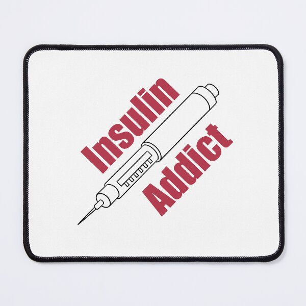 Item preview, I’m diabetic and I’m an insulin addict designed and sold by Animals-by-JB.