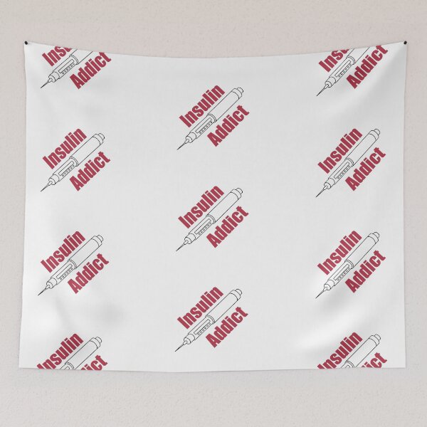 Item preview, I’m diabetic and I’m an insulin addict designed and sold by Animals-by-JB.