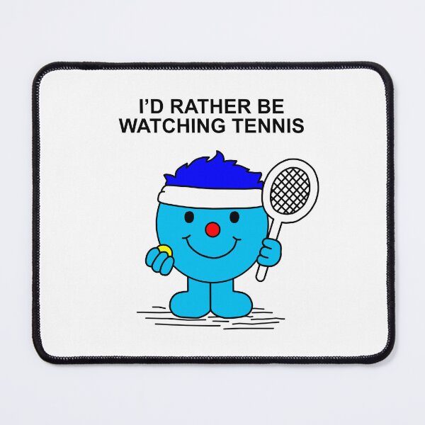 Item preview, Mr Men Id rather be watching tennis designed and sold by Scat the cat.