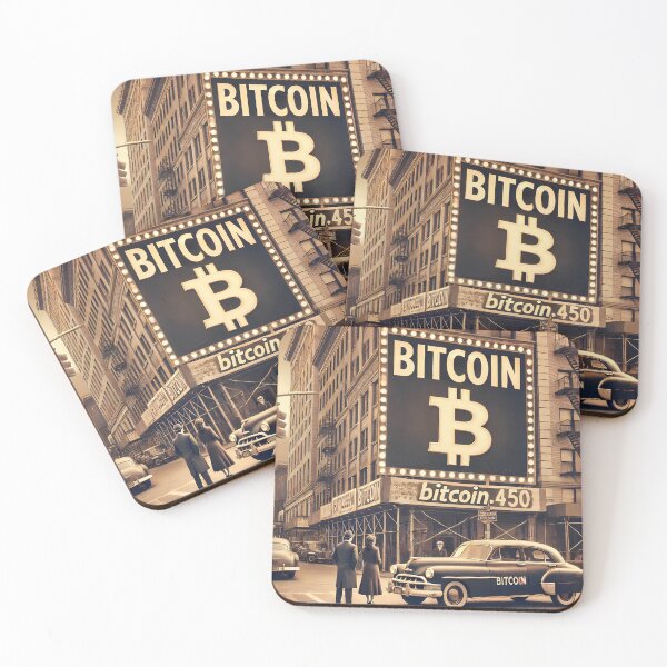 Item preview, Bitcoin BTC Vintage Crypto design designed and sold by NoCompetition.