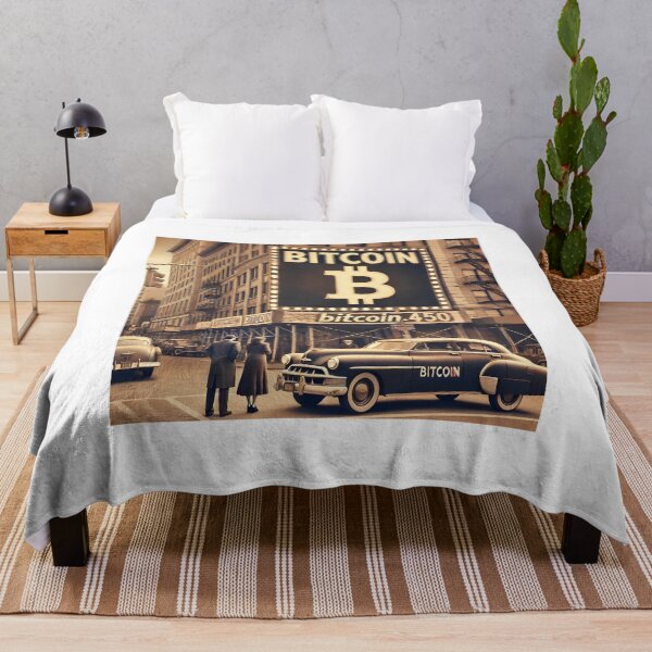 Item preview, Bitcoin BTC Vintage Crypto design designed and sold by NoCompetition.