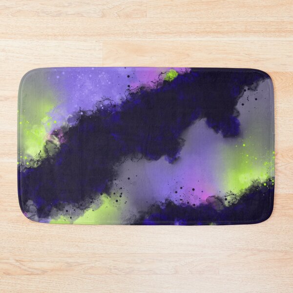 Item preview, Nebulous Storm - Purple Yellow Black Abstract designed and sold by Joey Santiago.