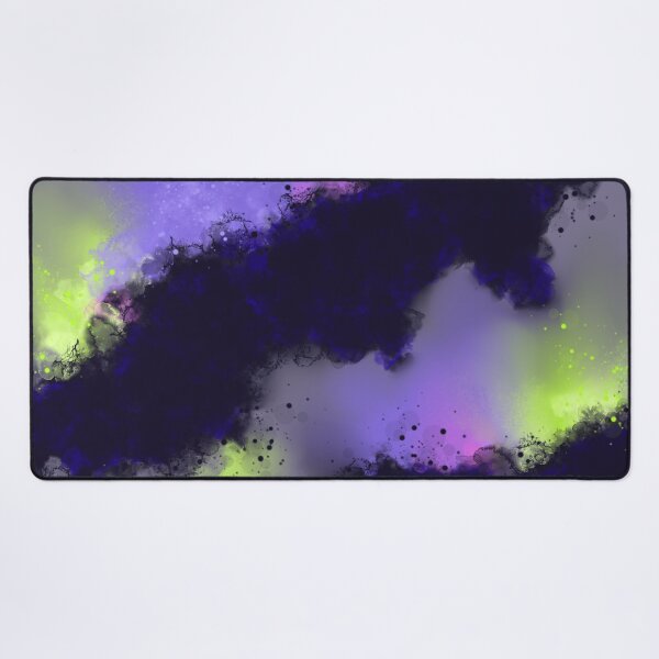 Item preview, Nebulous Storm - Purple Yellow Black Abstract designed and sold by Joey Santiago.