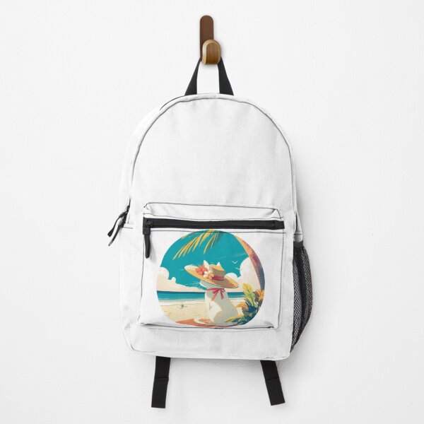 Item preview, Cat at a beach // Cool Cat // Cool Animal // Beach // Chill out // Cat owners designed and sold by SMARTKIT DESIGNAGENCY.