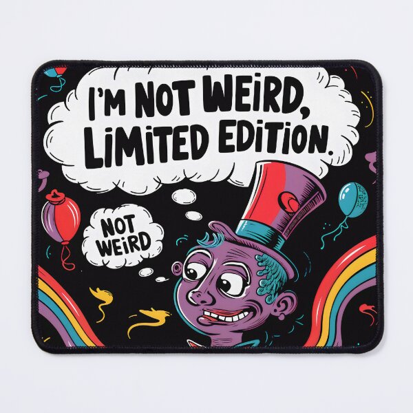Item preview, Funny Guy With The Quote I'm Not Weird, Limited Edition designed and sold by TheArtOfPat.