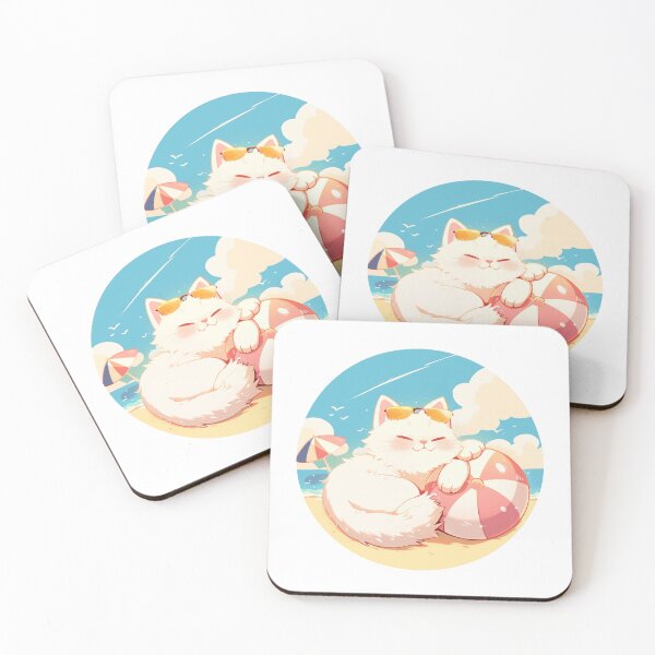 Item preview, Cat at a beach // Cool Cat // Cool Animal // Beach // Chill out // Cat owners designed and sold by SMARTKIT  DESIGNAGENCY.