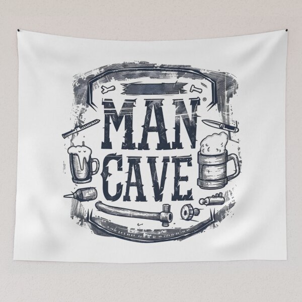 Item preview, Man Cave designed and sold by AI-Only Creations.