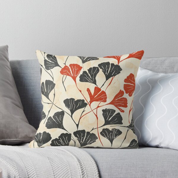 Item preview, Ginkgo negro y naranja designed and sold by trsander.