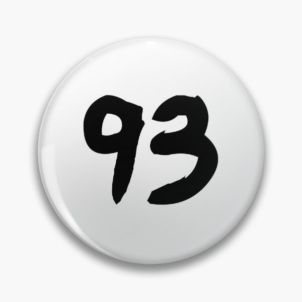 Item preview, 93, ninety-three, black, ninja designed and sold by Numbers-Art.