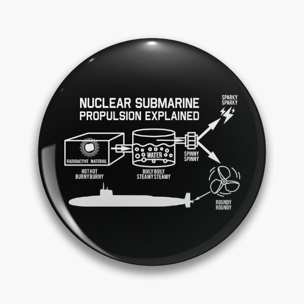 Item preview, Nuclear Submarine Propulsion Funny Diagram designed and sold by MilitaryMart.