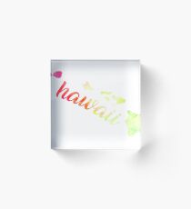 Hawaii Acrylic Block
