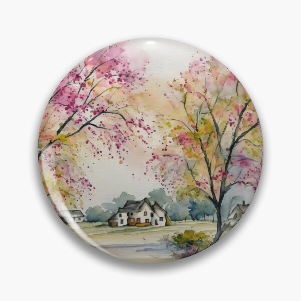 Item preview, Blooming Village designed and sold by Delemore Art.