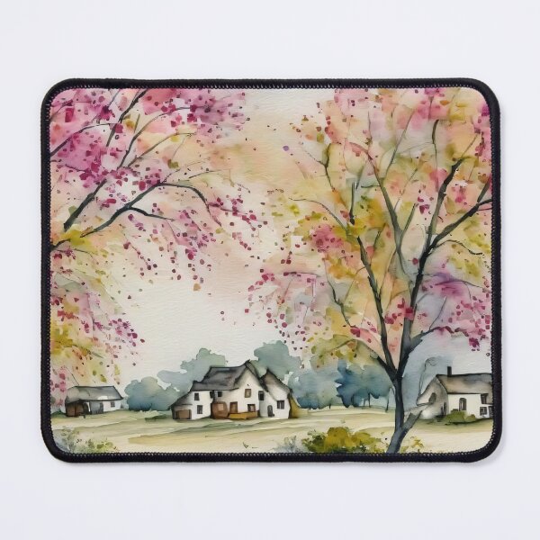 Item preview, Blooming Village designed and sold by Delemore Art.