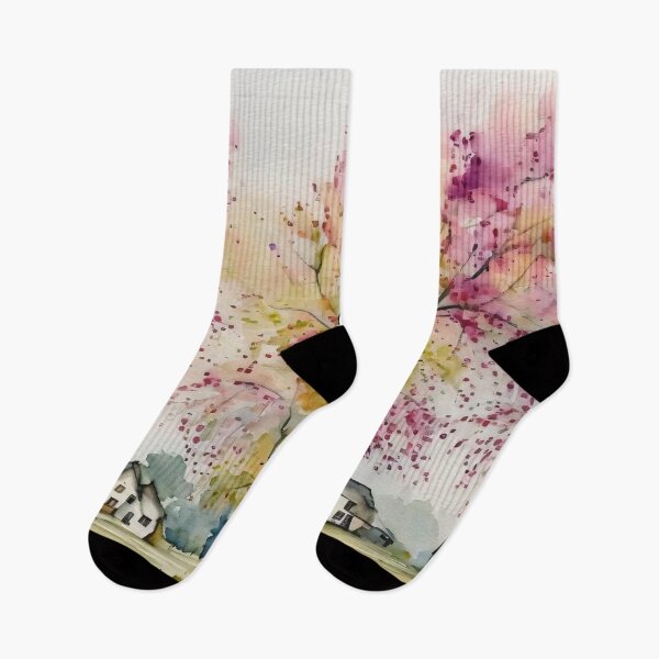 Item preview, Blooming Village designed and sold by Delemore Art.