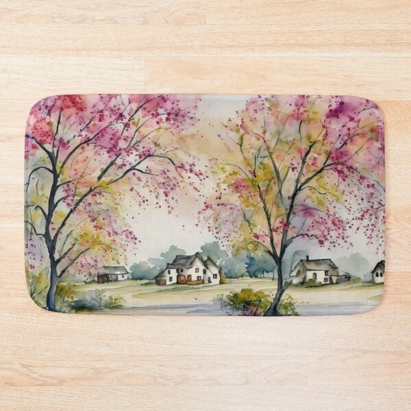 Item preview, Blooming Village designed and sold by Delemore Art.