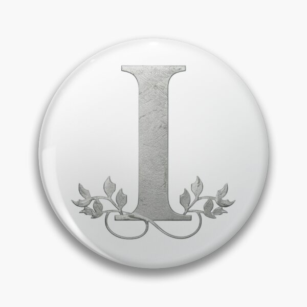 Item preview, Luxury Floral Monogram I: Elegant Grey and Silver Typography designed and sold by Fil4.