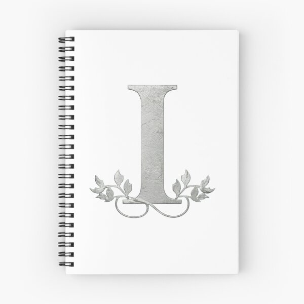 Item preview, Luxury Floral Monogram I: Elegant Grey and Silver Typography designed and sold by Fil4.