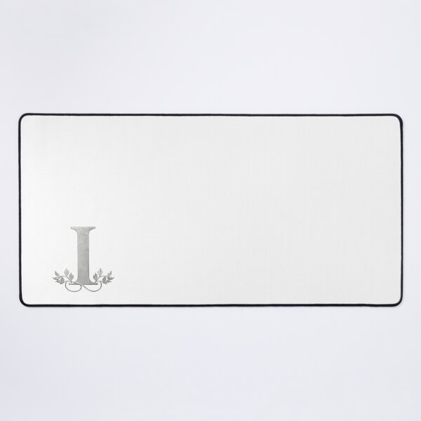 Item preview, Luxury Floral Monogram I: Elegant Grey and Silver Typography designed and sold by Fil4.