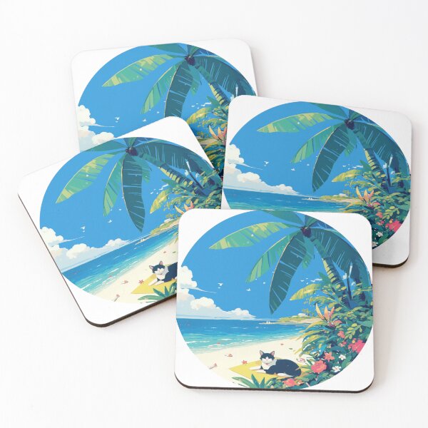 Item preview, Cat at a beach // Cool Cat // Cool Animal // Beach // Chill out // Cat owners designed and sold by SMARTKIT  DESIGNAGENCY.