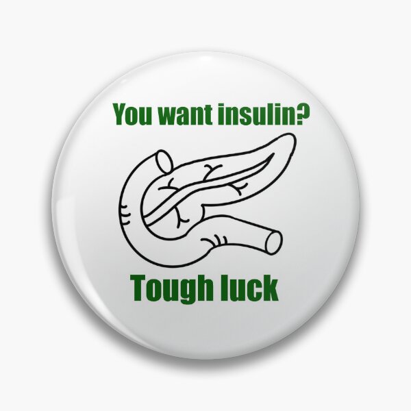Item preview, I’m a Type 1 diabetic and my pancreas isn’t working  designed and sold by Animals-by-JB.