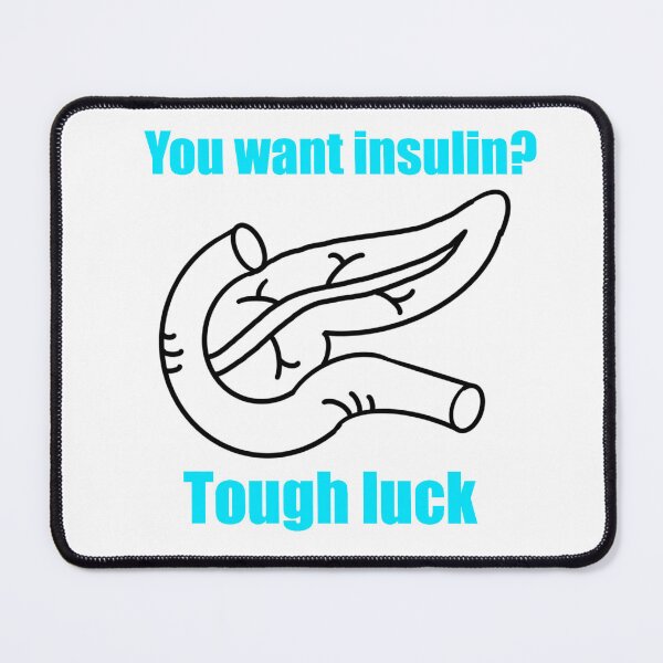 Item preview, I’m a Type 1 diabetic and my pancreas isn’t working  designed and sold by Animals-by-JB.