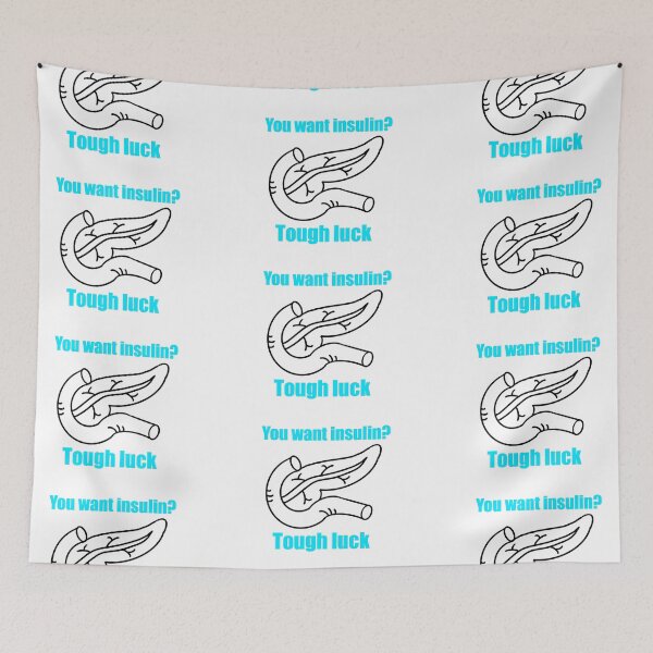Item preview, I’m a Type 1 diabetic and my pancreas isn’t working  designed and sold by Animals-by-JB.
