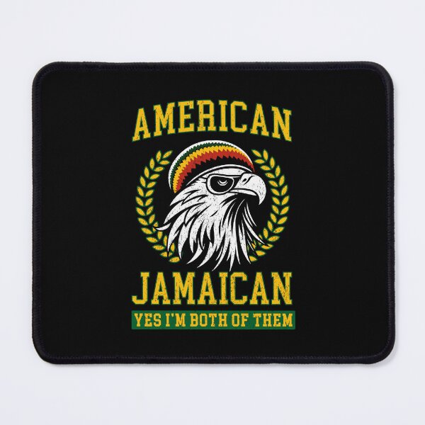Item preview, American Jamaican : Yes I'm Both Of Them designed and sold by LazyLoungeCo.