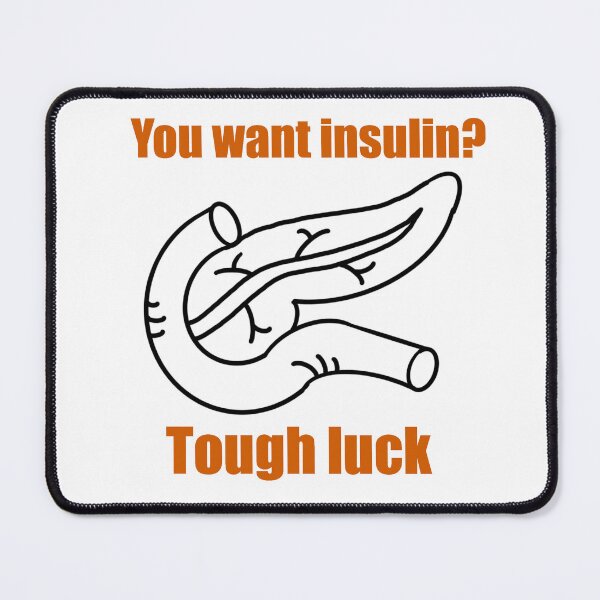 Item preview, I’m a Type 1 diabetic and my pancreas isn’t working  designed and sold by Animals-by-JB.