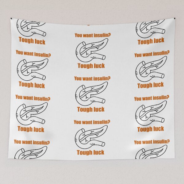 Item preview, I’m a Type 1 diabetic and my pancreas isn’t working  designed and sold by Animals-by-JB.