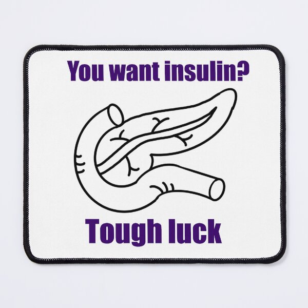 Item preview, I’m a Type 1 diabetic and my pancreas isn’t working  designed and sold by Animals-by-JB.