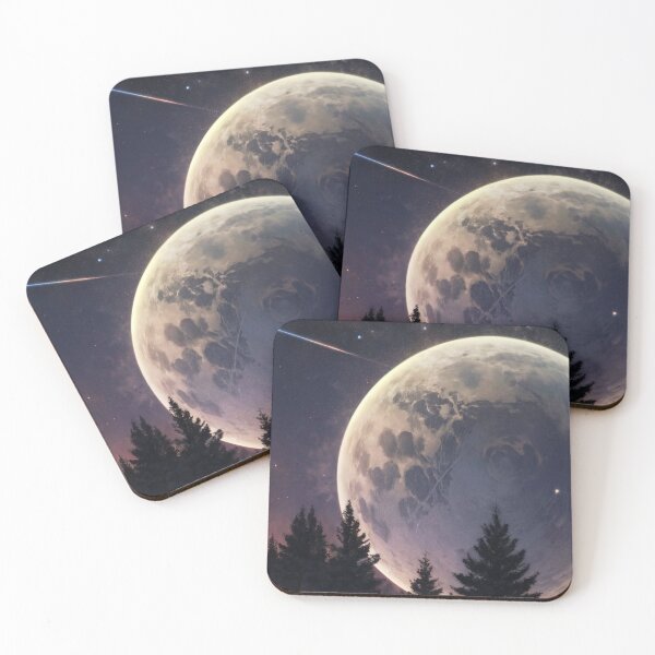 Item preview, Full Moon Over Forest designed and sold by MidnightArk.