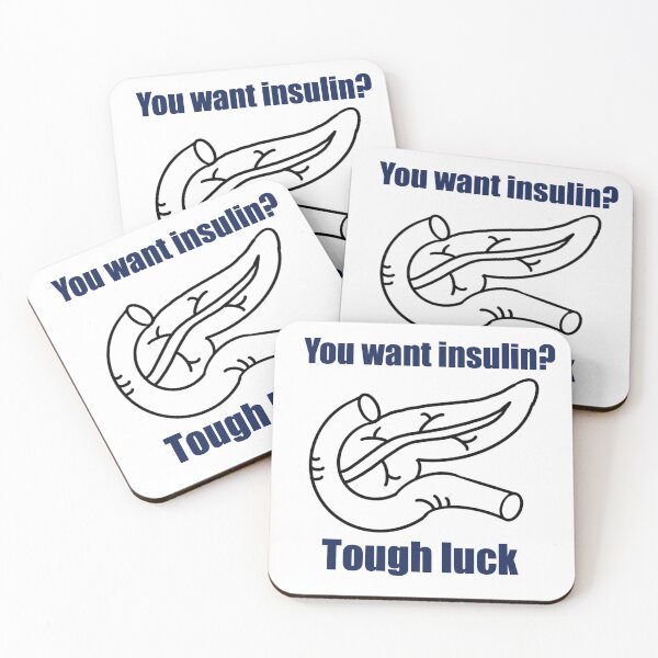 Item preview, I’m a Type 1 diabetic and my pancreas isn’t working  designed and sold by Animals-by-JB.