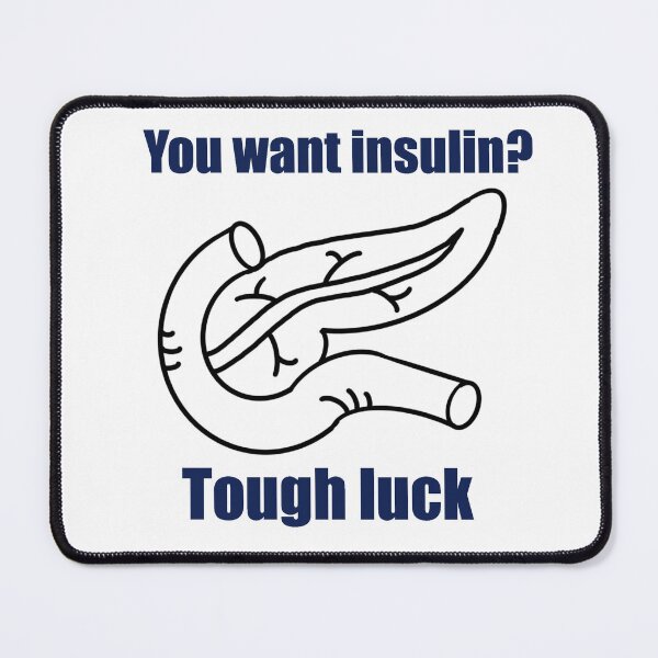 Item preview, I’m a Type 1 diabetic and my pancreas isn’t working  designed and sold by Animals-by-JB.
