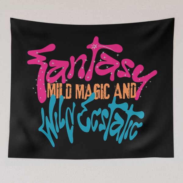 Item preview, FANTASY Swirly wiggly colorful text  designed and sold by SharingLove.